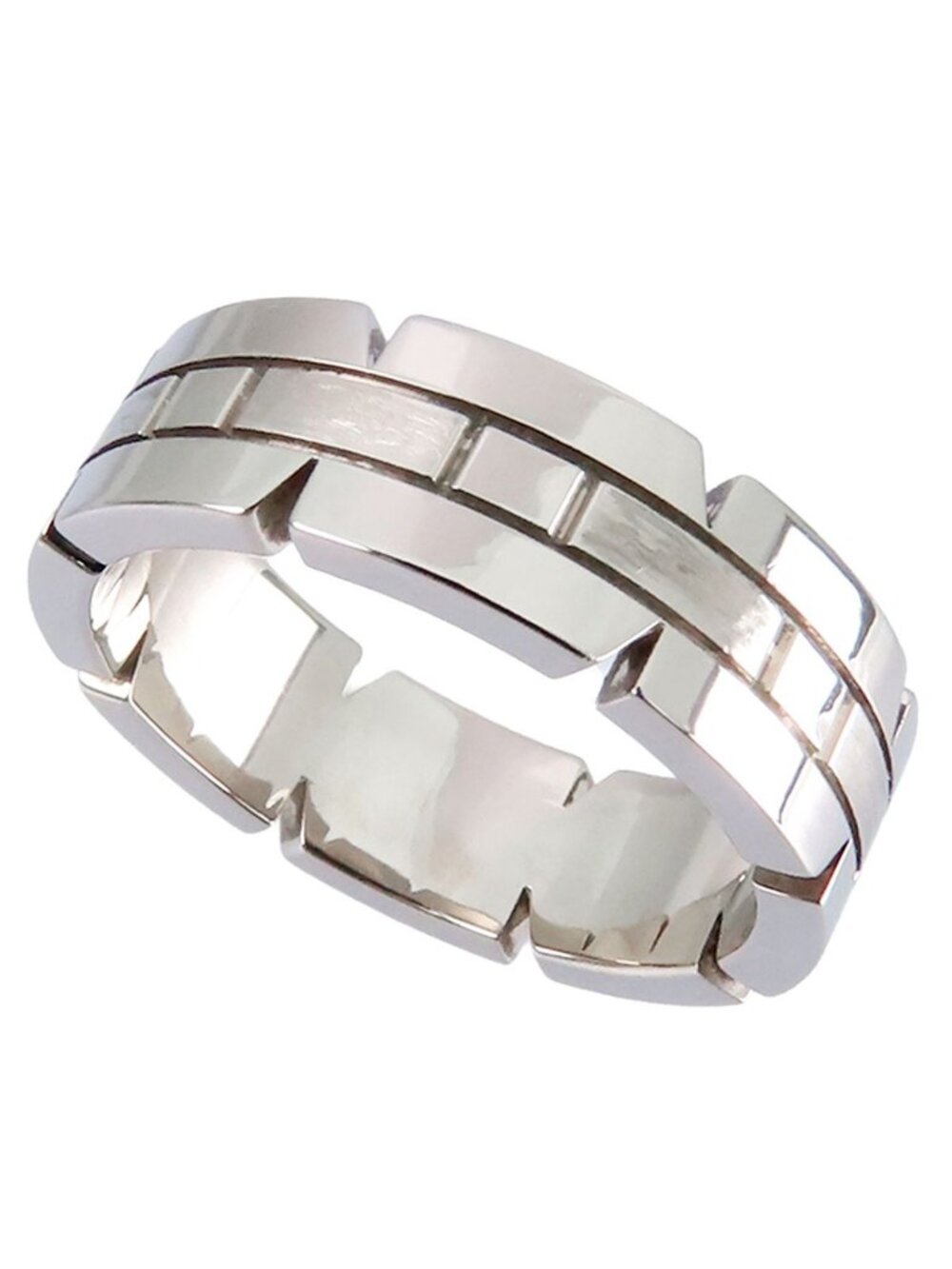 Cartier Tank Francaise Ring White Gold 18K Small